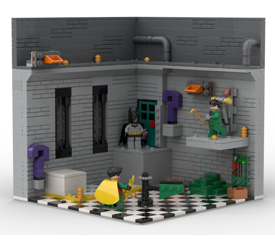 LEGO MOC-256144 The riddler- Vault of riddles by Txizu | Rebrickable ...