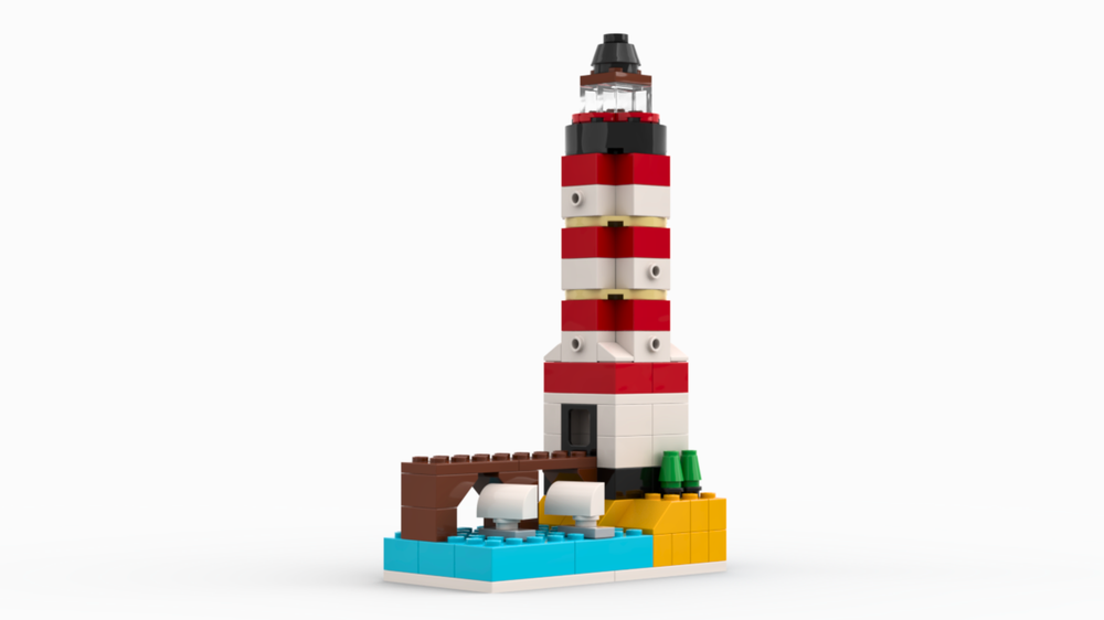 LEGO MOC-256148 11042 Lighthouse by Lenarex | Rebrickable - Build with LEGO