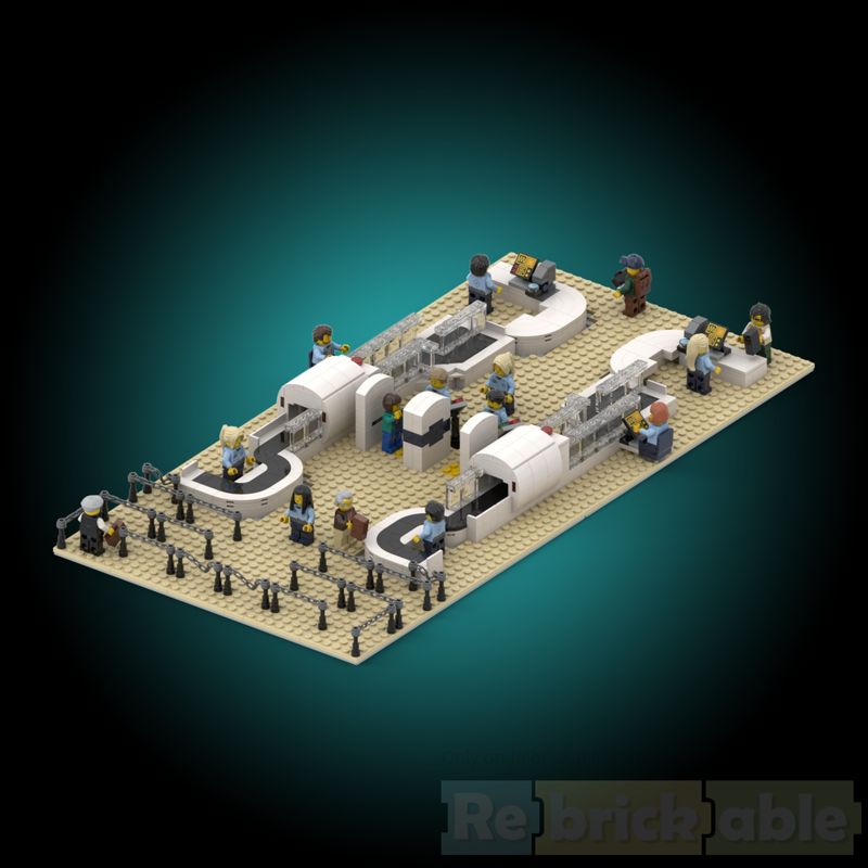 LEGO MOC-256189 Schiphol Airport security by LucSoleBricks ...