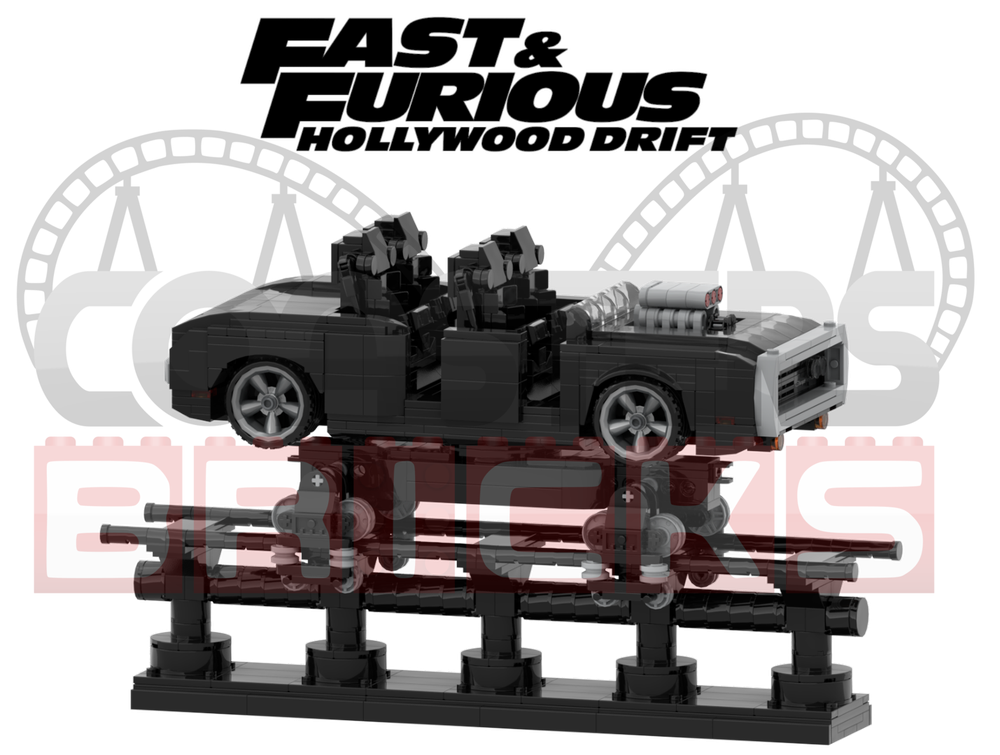 LEGO MOC-256193 FAST & FURIOUS HOLLYWOOD Drift / Dodge Charger ...