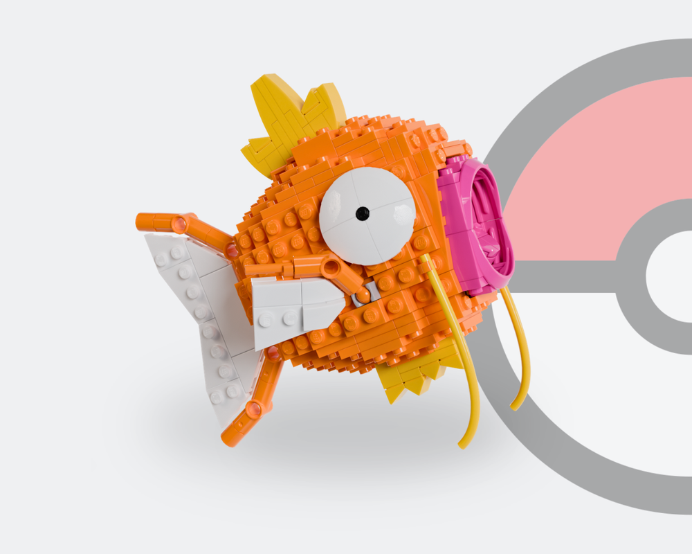 LEGO MOC-256205 Magikarp by KraftyKoopa | Rebrickable - Build with LEGO