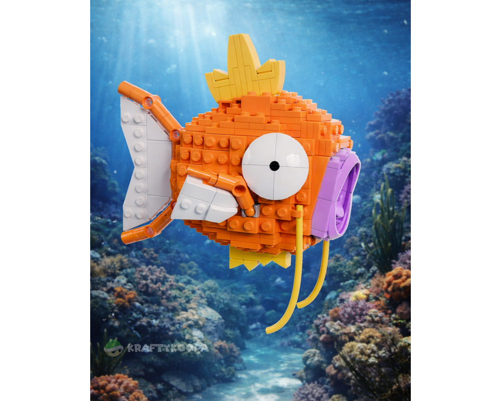 LEGO MOC-256205 Magikarp by KraftyKoopa | Rebrickable - Build with LEGO