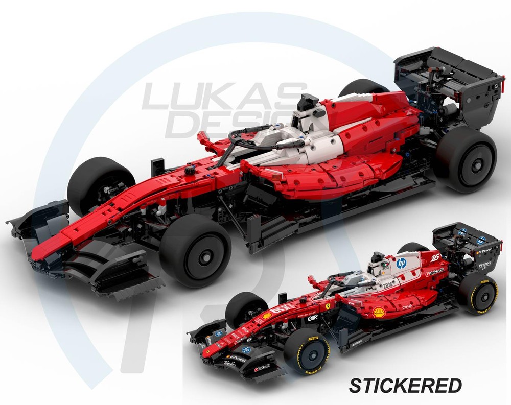 LEGO MOC-256226 Ferrar* SF-26 1:8 Scale by Lukas2020 | Rebrickable