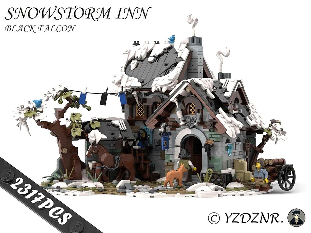 LEGO MOC-256238 Black Falcon Snowstorm Inn by yascr2024