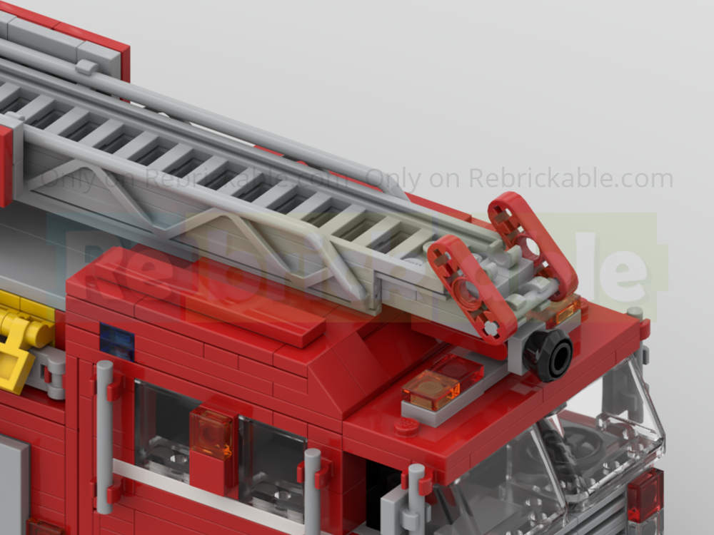LEGO MOC-256504 Fire Ladder Truck by HMMWVmocs | Rebrickable - Build ...