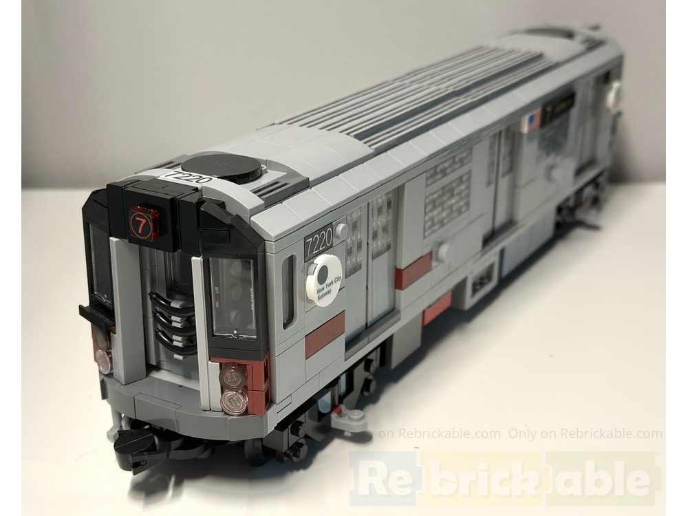 LEGO MOC-256522 NYC Subway R142A/R188 by ABentMetrocard | Rebrickable ...