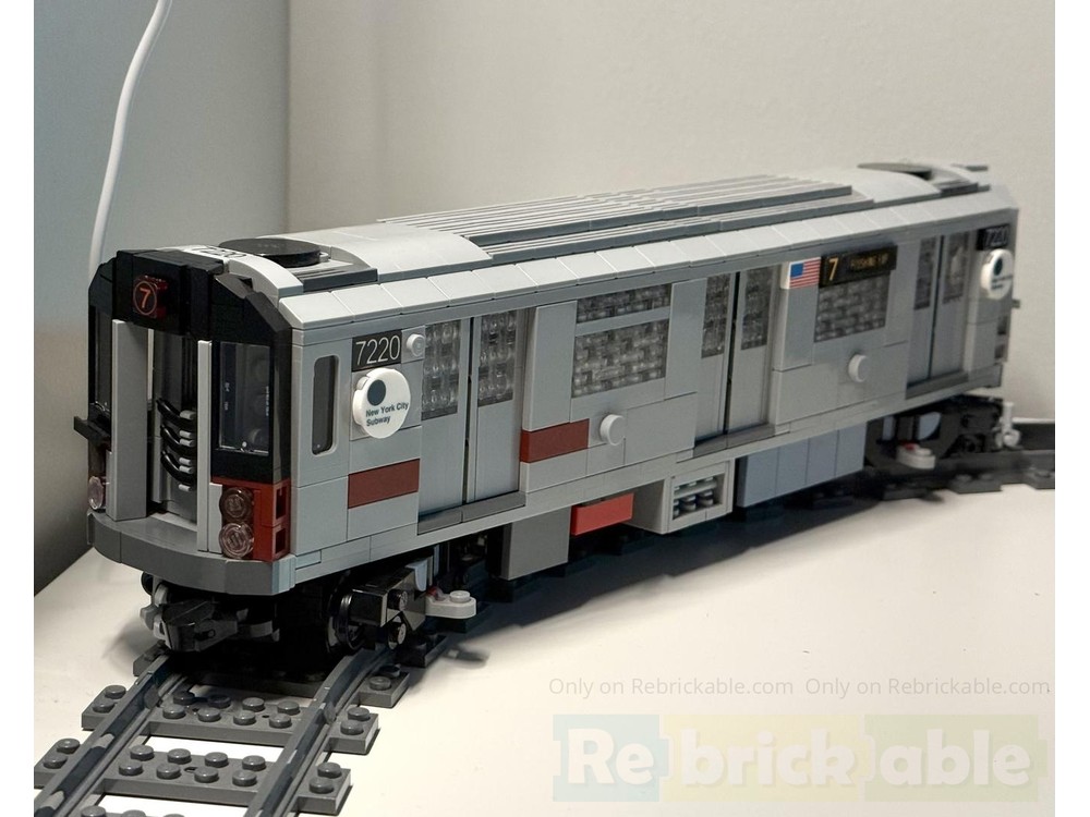 LEGO MOC-256522 NYC Subway R142A/R188 by ABentMetrocard | Rebrickable ...