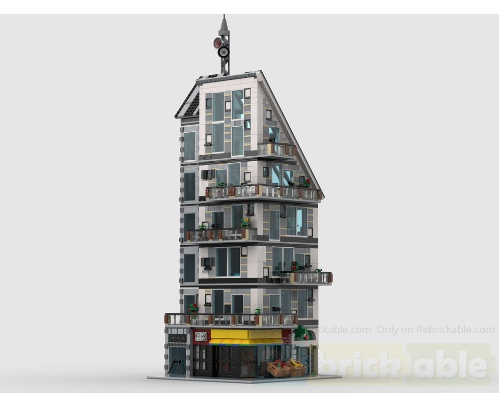 LEGO MOC-256575 Modern Skyscraper Modular – Luxury Apartment Tower by ...