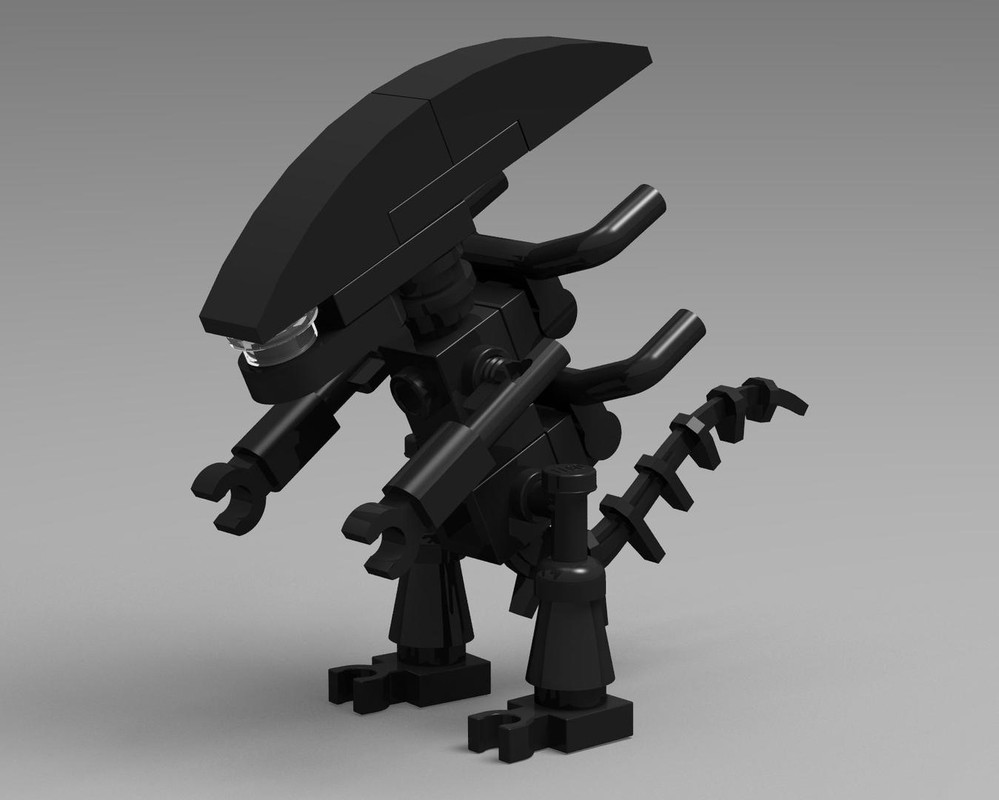 LEGO MOC-256617 Xenomorph - minifigure scale by Off_World_Bricks ...