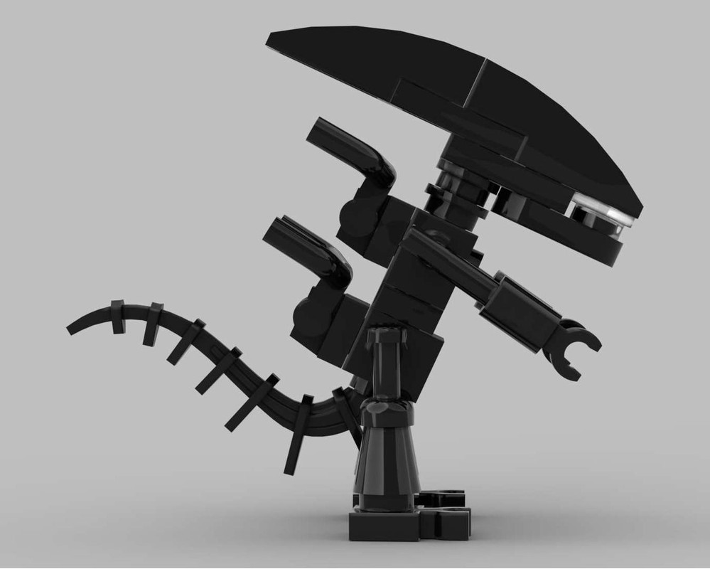 LEGO MOC-256617 Xenomorph - minifigure scale by Off_World_Bricks ...