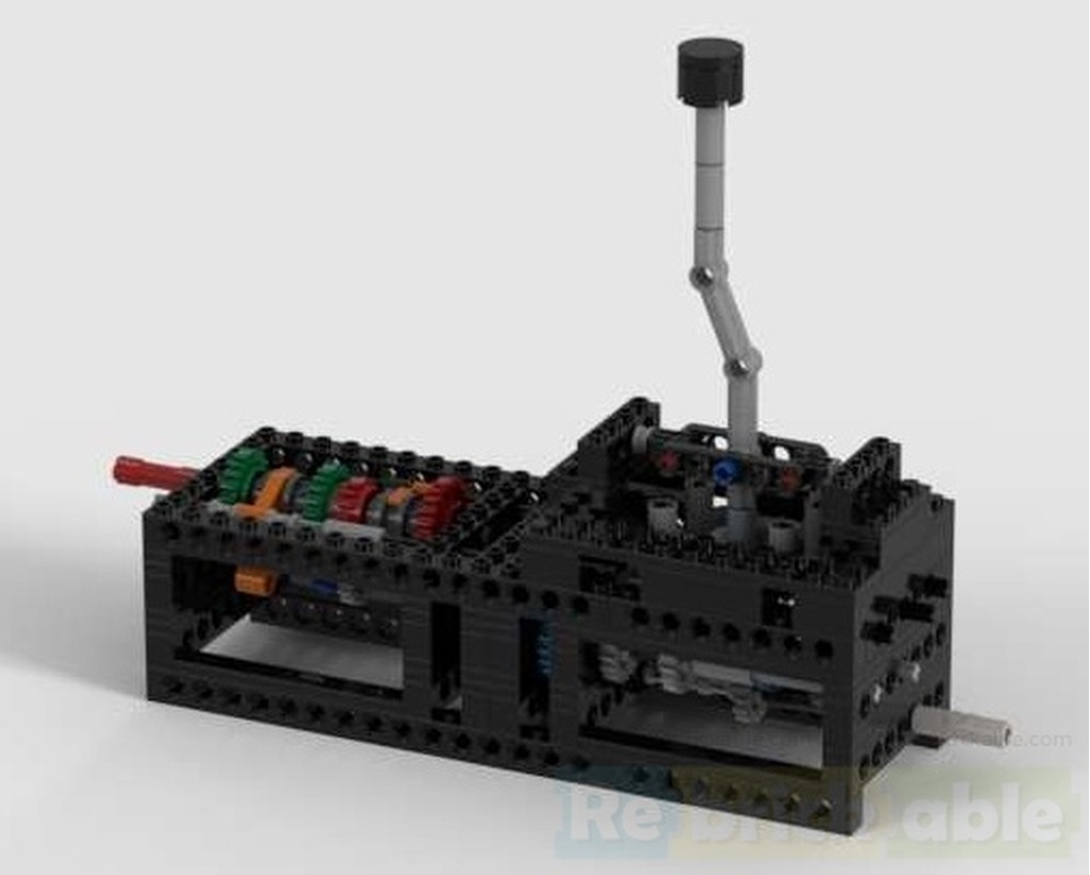 LEGO MOC-256714 Oliver 77 Transmission: 6 Speed with Double H Pattern ...