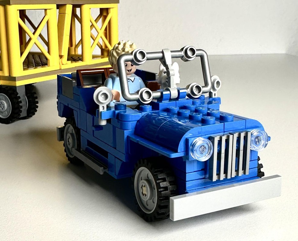 LEGO MOC-256806 Belgium Boy Reporter: Blue Jeep by Dr.Noppe ...