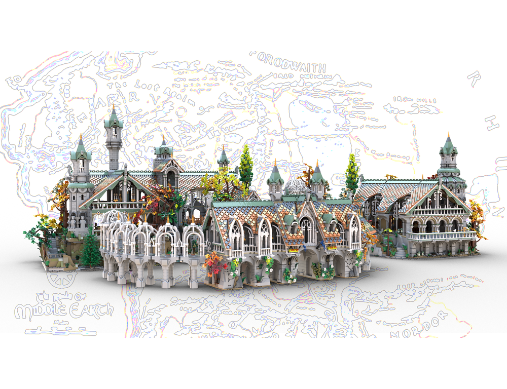 LEGO MOC-256827 Rivendell Ingress Gate by Fanpeixi | Rebrickable ...