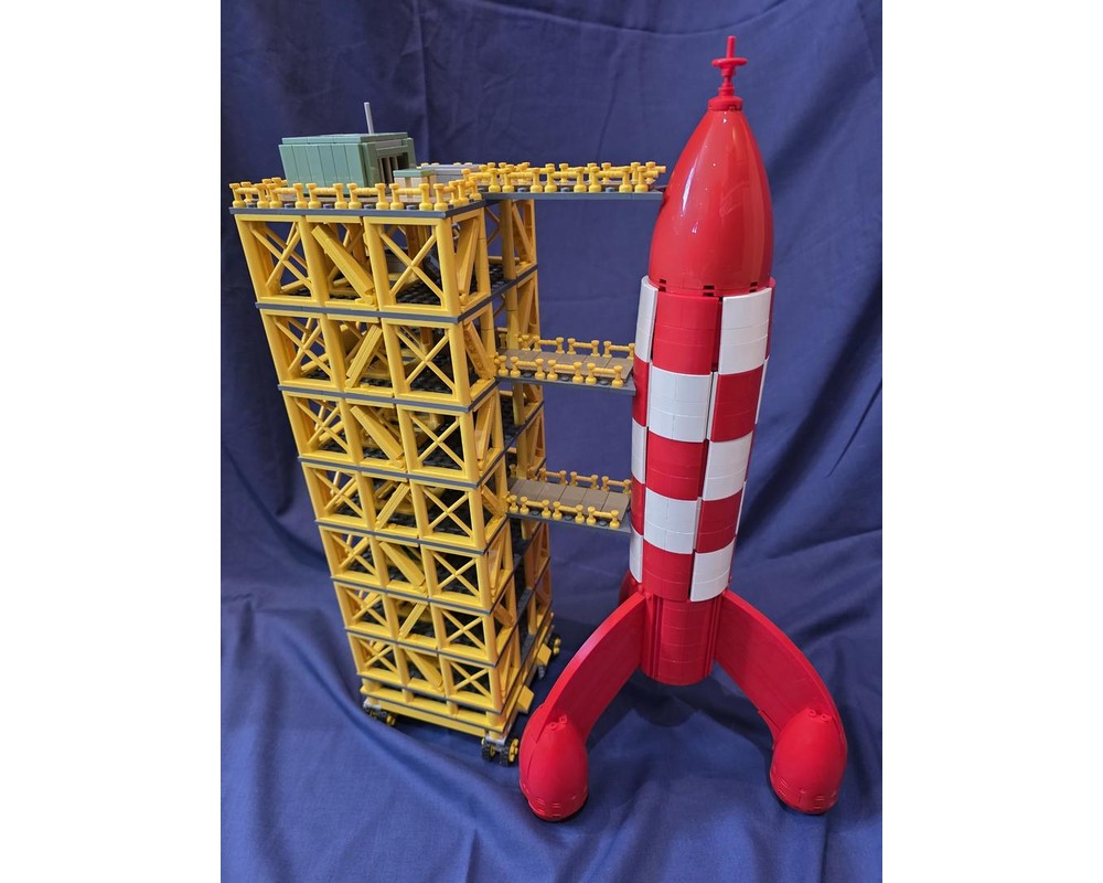 LEGO MOC-256900 Tintin Launch Tower for Moon Rocket #21367 by ...