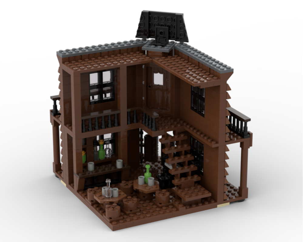 LEGO MOC-256902 Western saloon by szymoniwo | Rebrickable - Build with LEGO