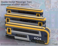 Passenger Train (Double Decker Extension of LEGO Set 60197)