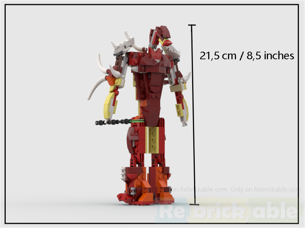LEGO MOC-256982 Bone Warrior by Bossks_bounty | Rebrickable - Build ...