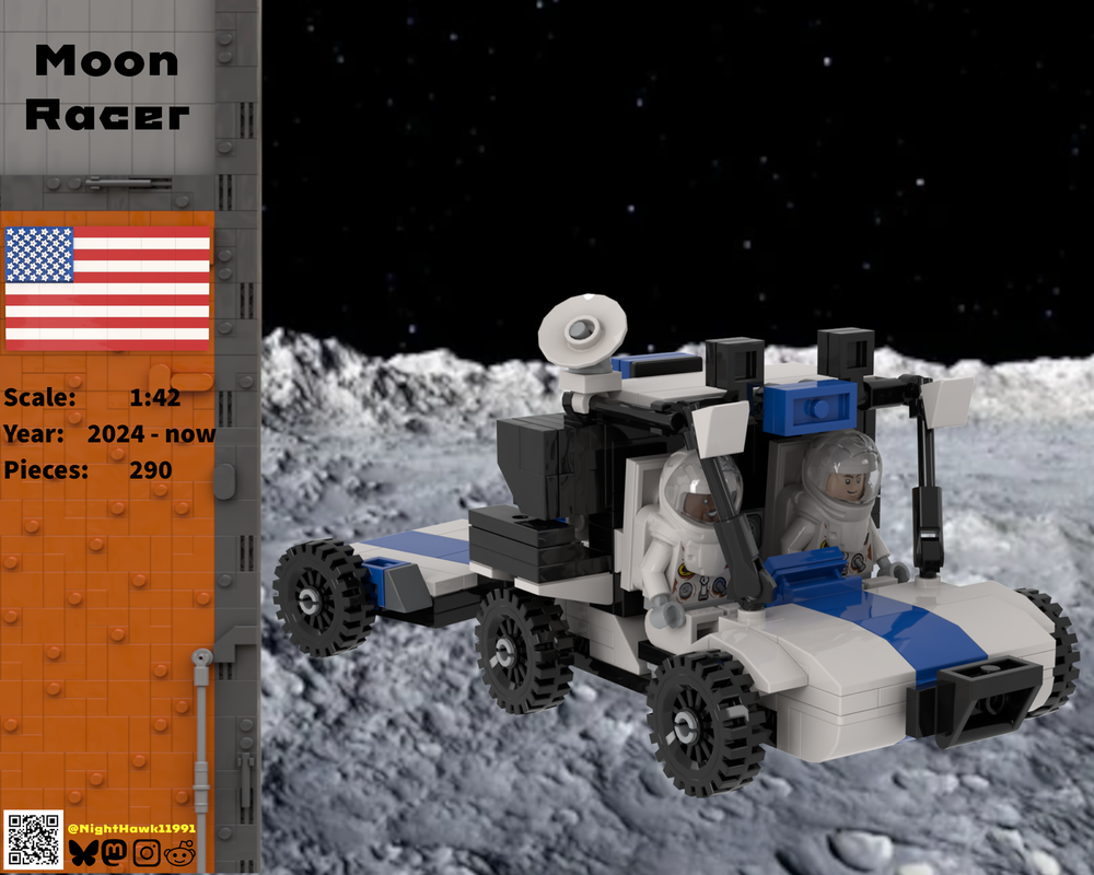 LEGO MOC-257001 Intuitive Machines - Moon Racer - 1:42 Minifig Scale by ...
