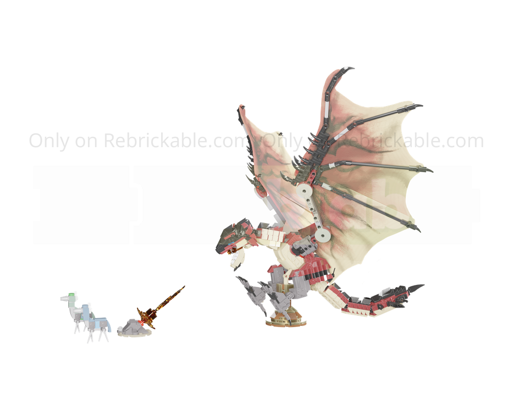 LEGO MOC-257059 Rathalos - King Of The Skies by Lucid Bricks ...