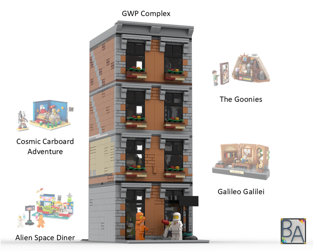 LEGO MOC-257156 GWP Complex - Cosmic Cardboard Adventure by Brick ...