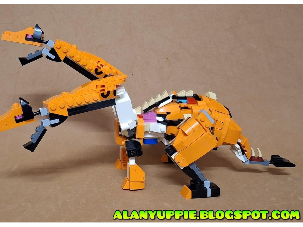LEGO MOC-257216 31129 Transformer 2-headed dragon alternate build
