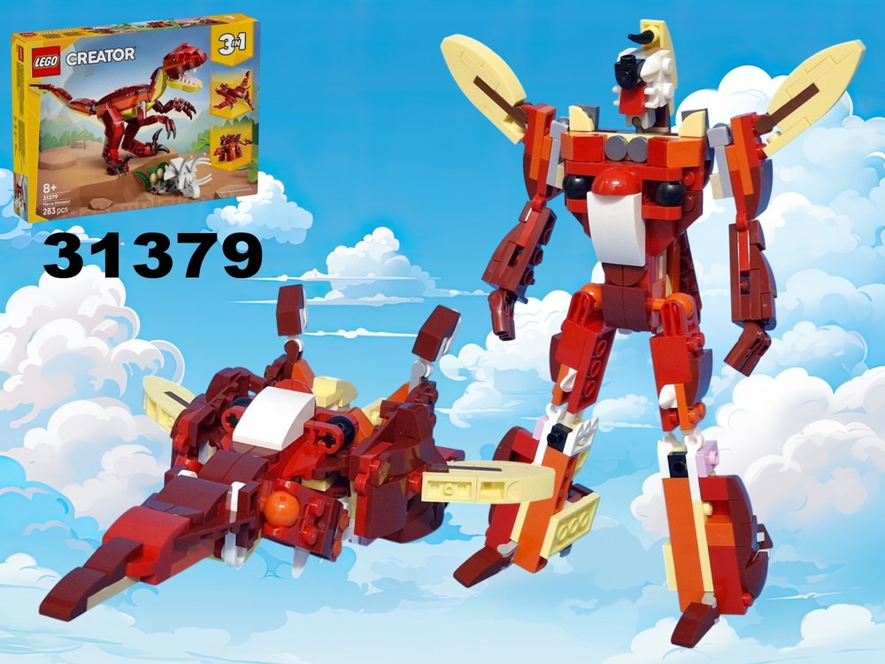 LEGO MOC-257228 31379 Transformers Space Cruiser , Dinosaur alternate ...