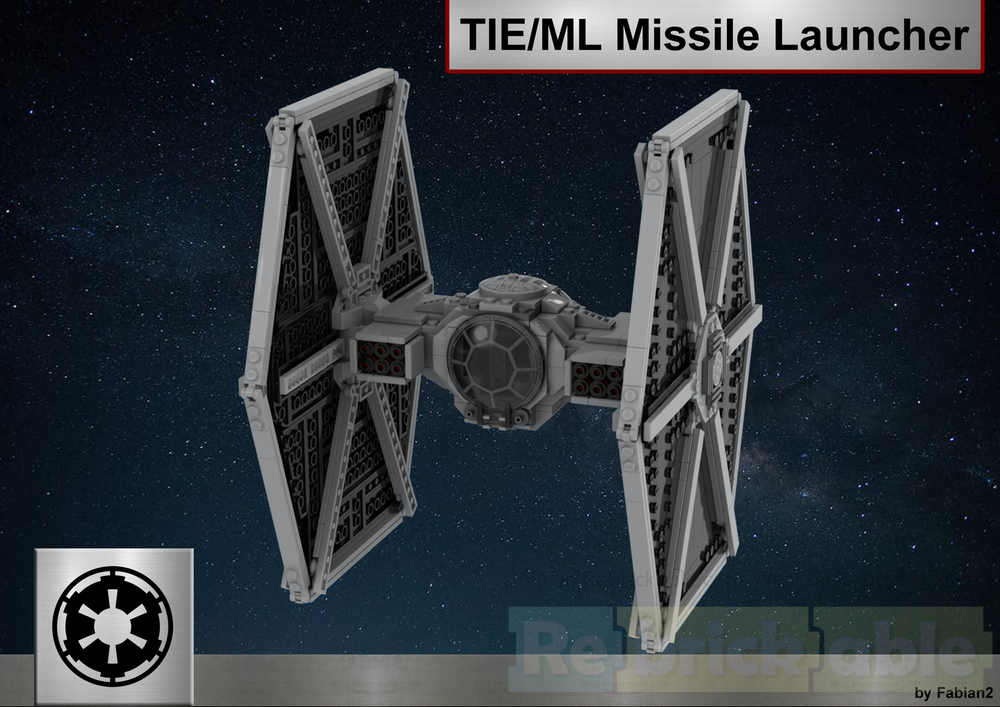 LEGO MOC-257239 TIE/ML Missile Launcher by Fabian2 | Rebrickable ...