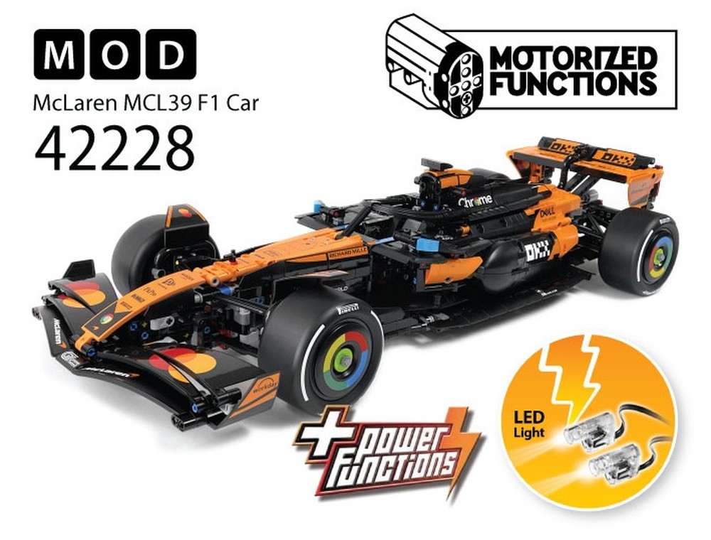 LEGO MOC-257240 42228 McLaren MCL39 F1 Car RC MOD for Power