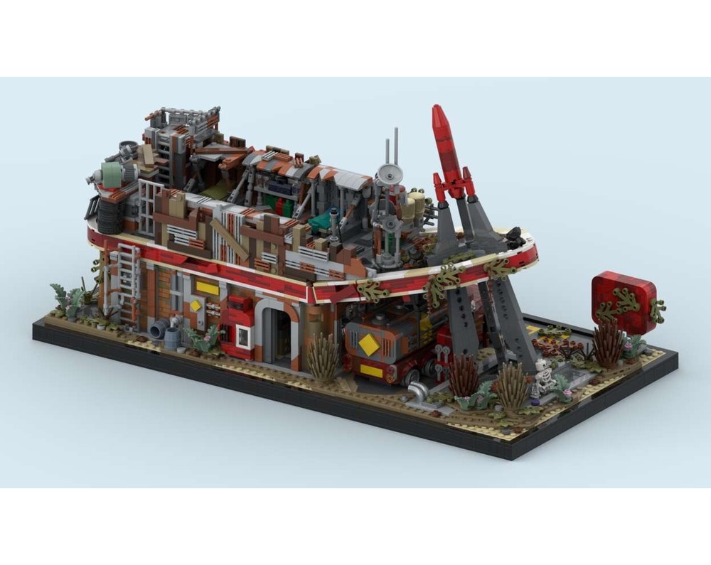 LEGO MOC-257248 Fallout Red Rocket Gas Station by Bricktopolis ...