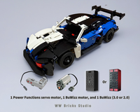 [RC] LEGO Technic 42226 BMW M4 GT3 EVO Race Car with 1 BuWizz motor and 1 Servo motor
