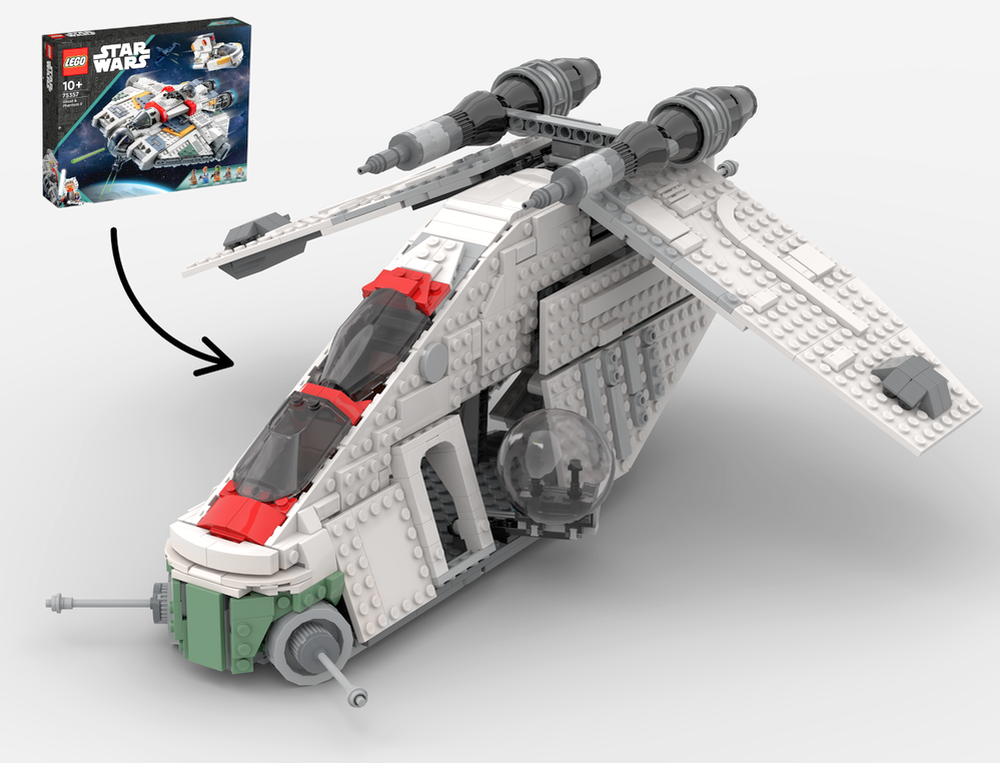 LEGO MOC-257270 Republic Gunship Alternate Build Using Set 75357 by ...