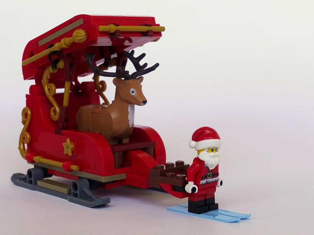 LEGO MOC-257296 40499: Reindeer's Sleigh by Tomik | Rebrickable - Build ...