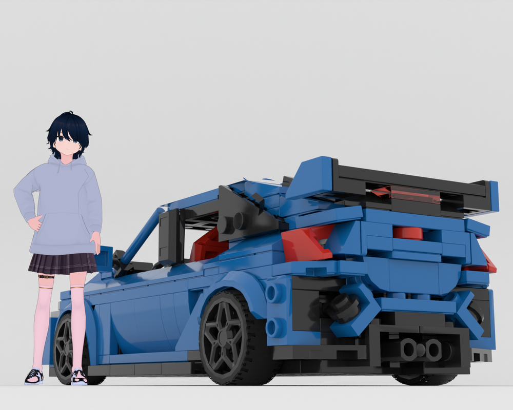 LEGO MOC-257328 Honda Civic Type R FK8 + Project R Underground Demo ...