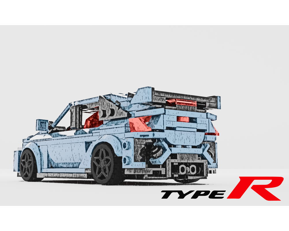 LEGO MOC-257328 Honda Civic Type R FK8 + Project R Underground Demo ...