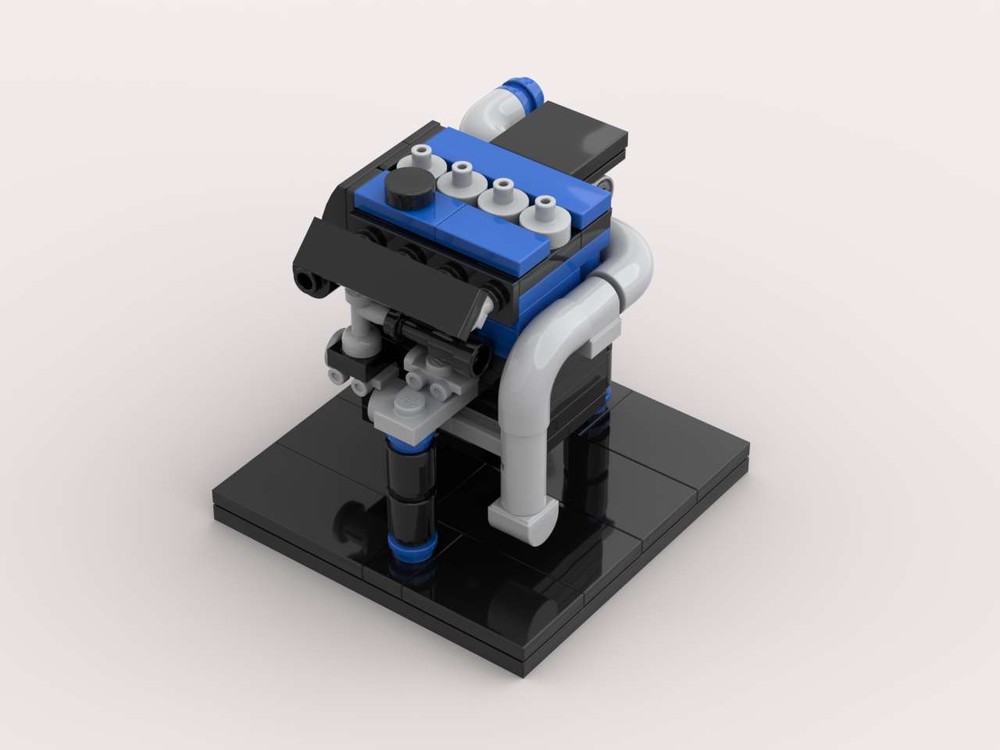 LEGO MOC-257375 Ford Cosworth YBT Engine by Derhaseausdemwald ...
