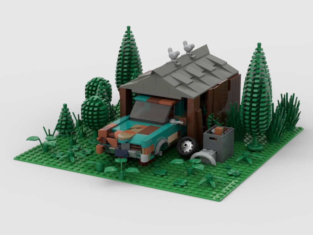 LEGO MOC-257433 1970 ford LTD country squire barn find by EBbuilds ...