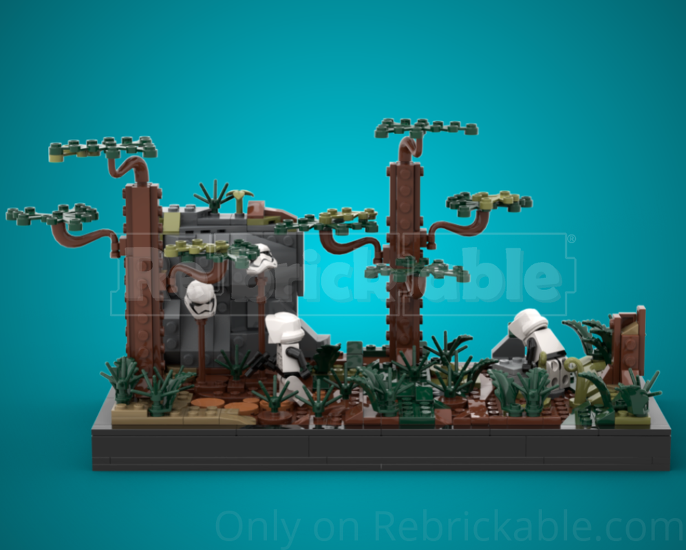 LEGO MOC-257502 Endor Forest Aftermath by AECE_APX | Rebrickable ...