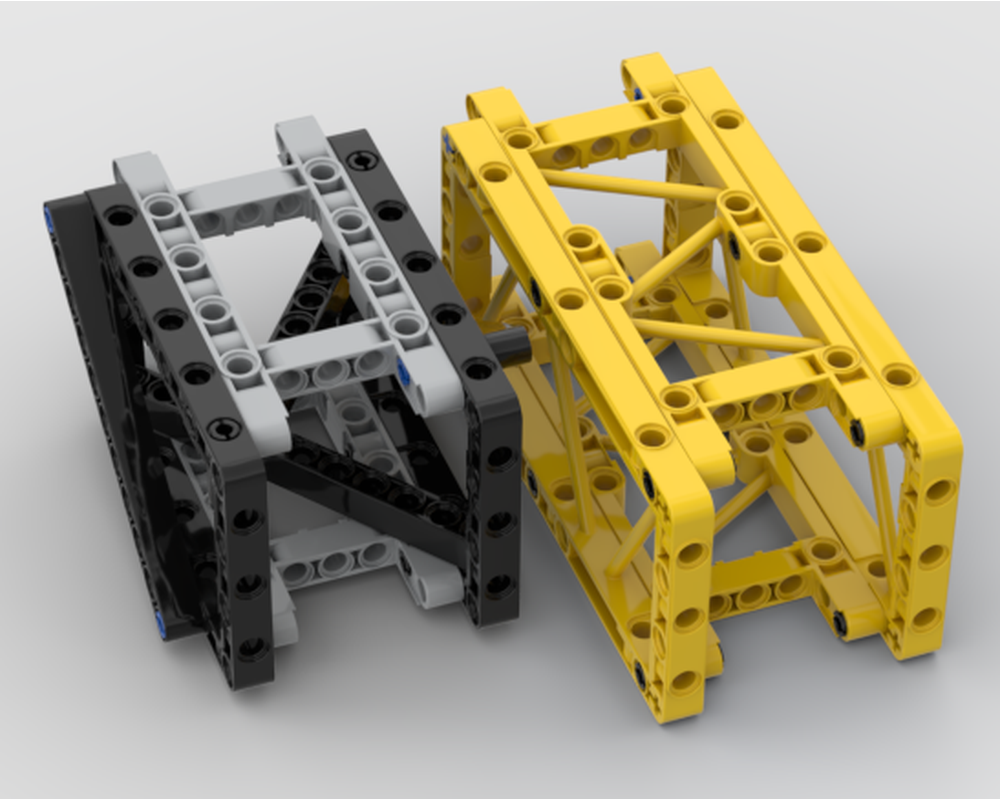LEGO MOC-257544 frame assembly alternative by Lupine technology ...
