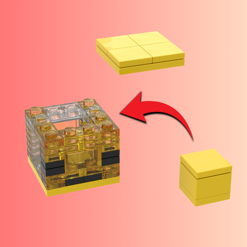 LEGO MOC-257550 Sulfur Cube by brickstormstudios | Rebrickable - Build ...