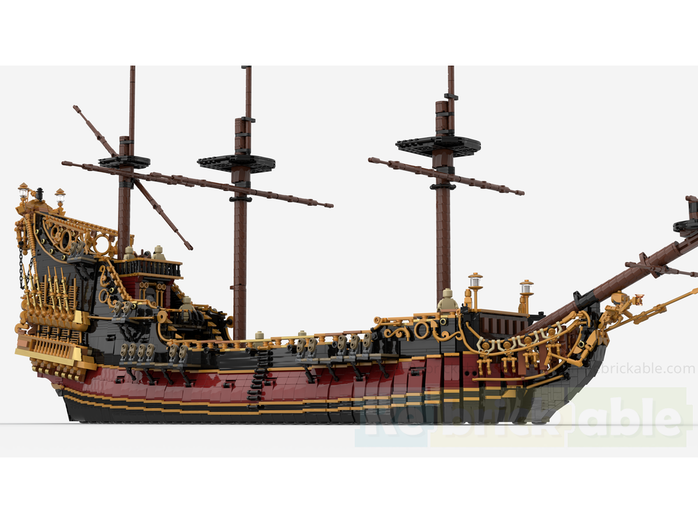 LEGO MOC-257551 The Queen Anne's Revenge by HAFL | Rebrickable - Build ...