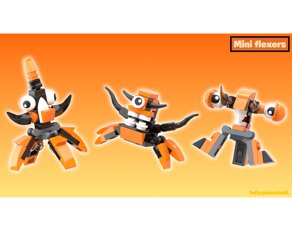 LEGO MOC-257559 Mini mixels - Mini flexers by Jaip | Rebrickable