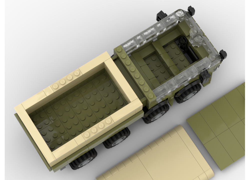 LEGO MOC-257578 Tatra 813 8x8 by EBbuilds | Rebrickable - Build with LEGO