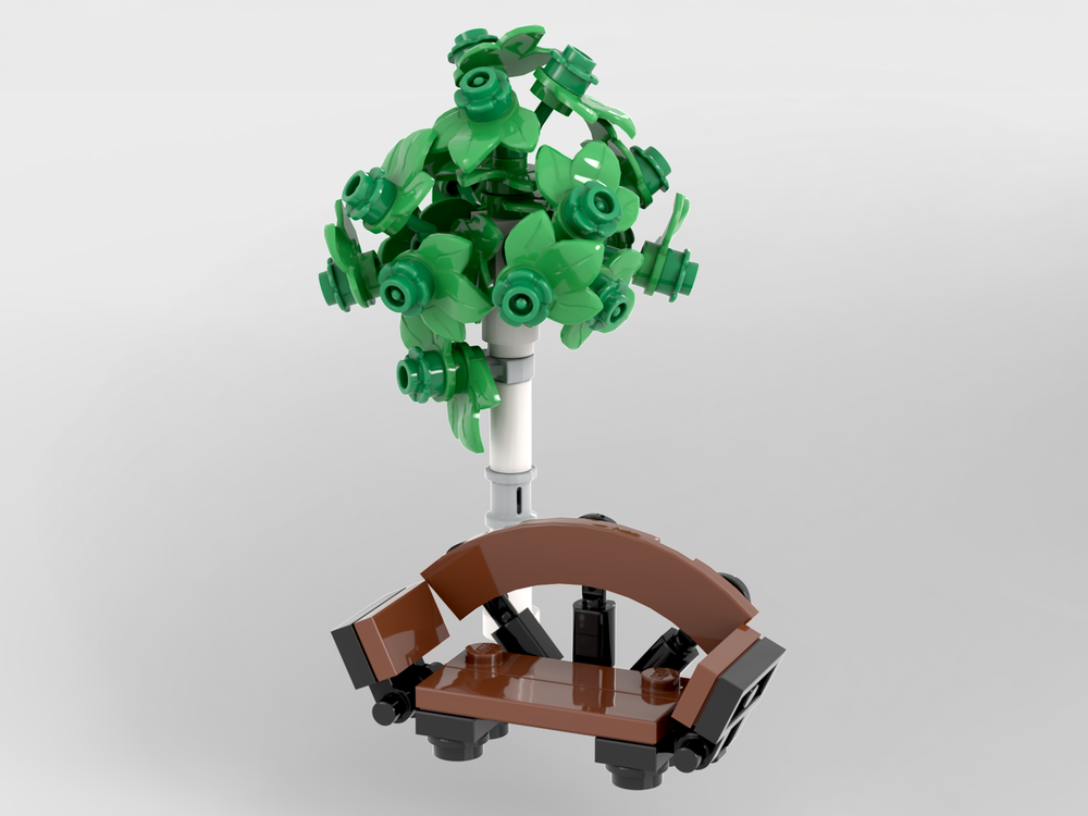 LEGO MOC-257632 Park Bench and Birch Tree by paulbonn_ | Rebrickable ...
