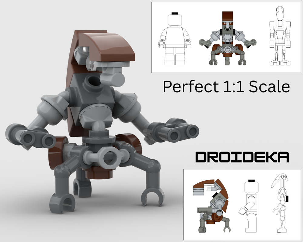 LEGO MOC-257655 Perfect Minifigure-Scale Droideka by Isaac13 ...