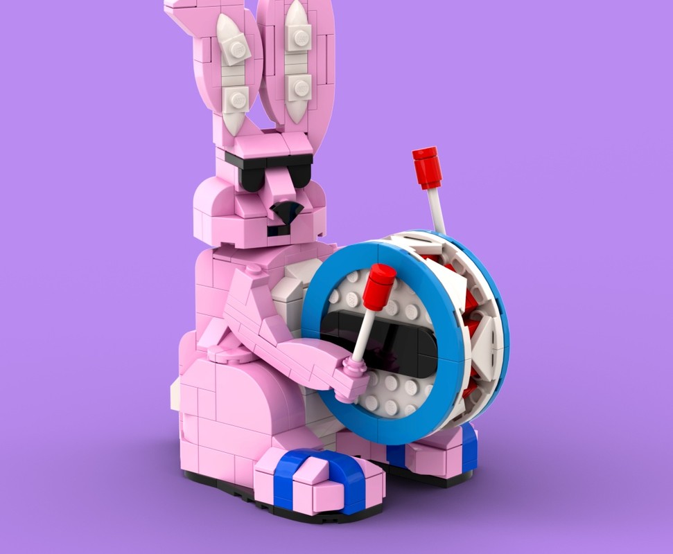LEGO MOC-257748 Go Go Pink Bunny by legobymunzy | Rebrickable - Build ...