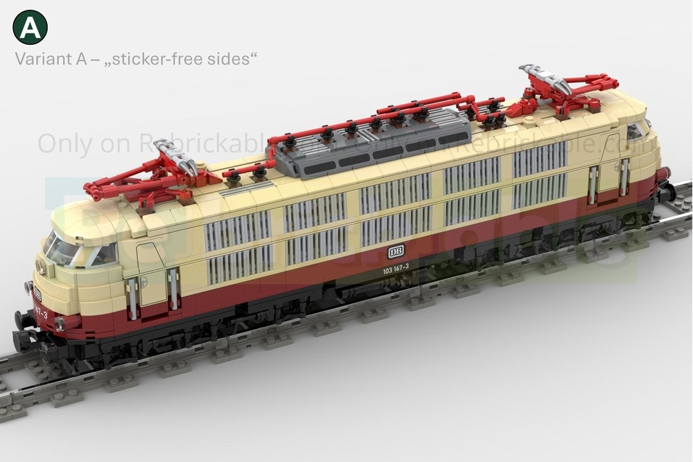 LEGO MOC-257767 BR 103 - The former flagship of the Deutsche Bahn