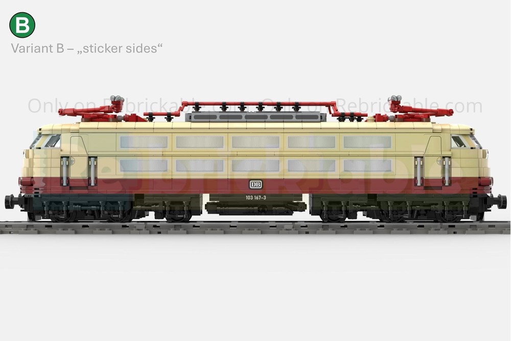 LEGO MOC-257767 BR 103 - The former flagship of the Deutsche Bahn