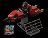 Mandalorian Speeder Bike 75449 Alt built