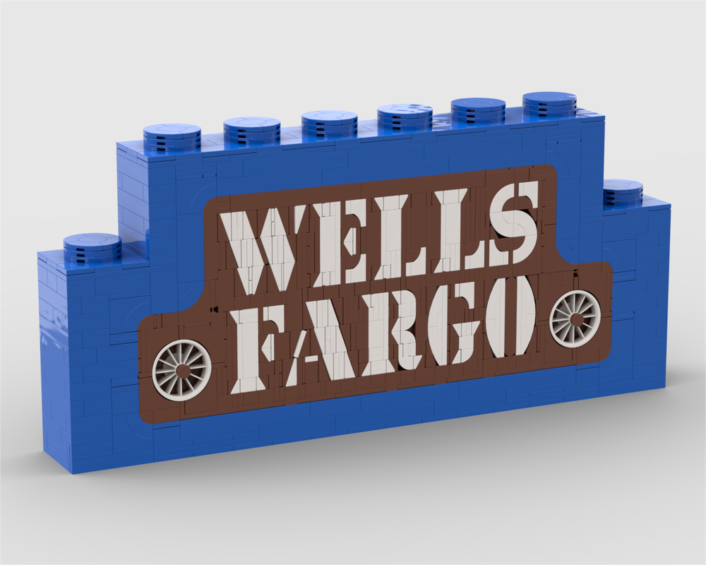 LEGO MOC-257931 Upscaled Wells Fargo 365 by Briquoleur | Rebrickable ...