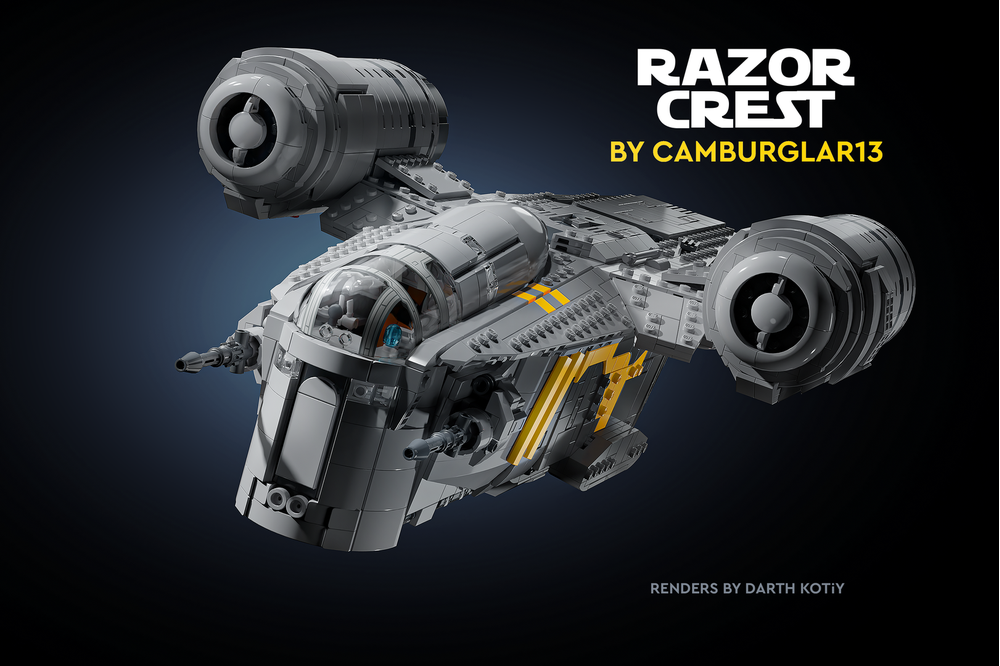 LEGO MOC-257934 Razor Crest Playscale UCS by Camburglar13 | Rebrickable ...